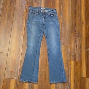 Bullhead Women's Flare Jeans in Classic Blue